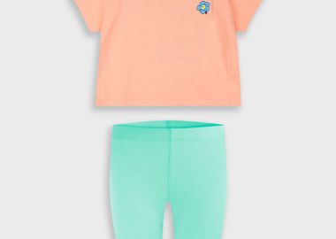 Σετ με τύπωμα για κορίτσι | ΝΕΟΝ ΠΡΑΣΙΝΟ - Energiers - 